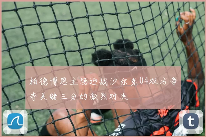 柏德博恩主场迎战沙尔克04双方争夺关键三分的激烈对决